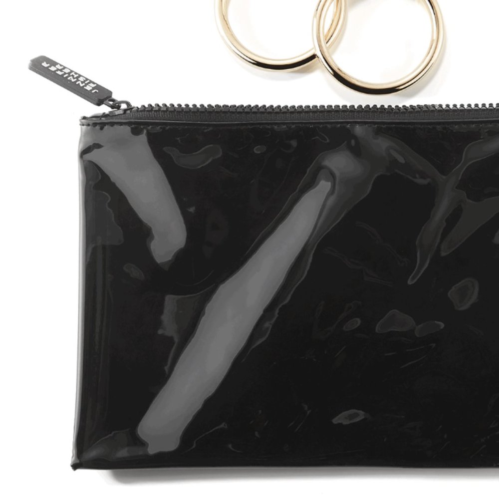 Jennifer Fisher Zippered Jewelry Pouch - Plastic Black